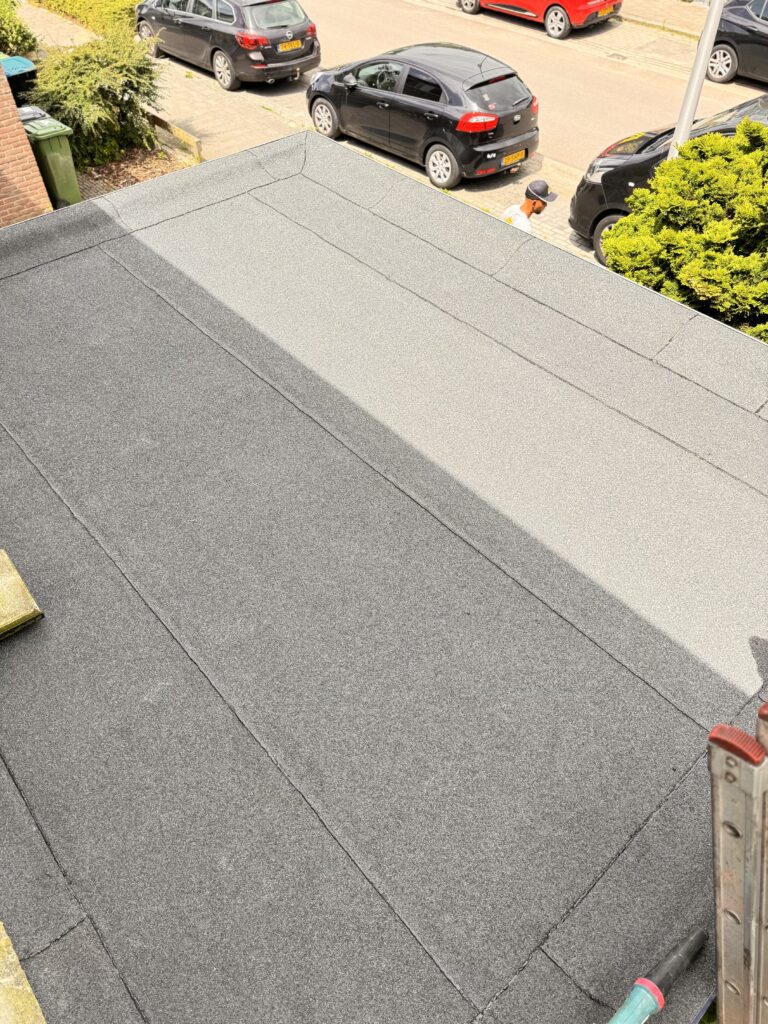 plat dak renoveren